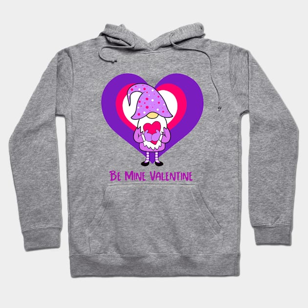 VALENTINE Gnome Heart Hoodie by SartorisArt1